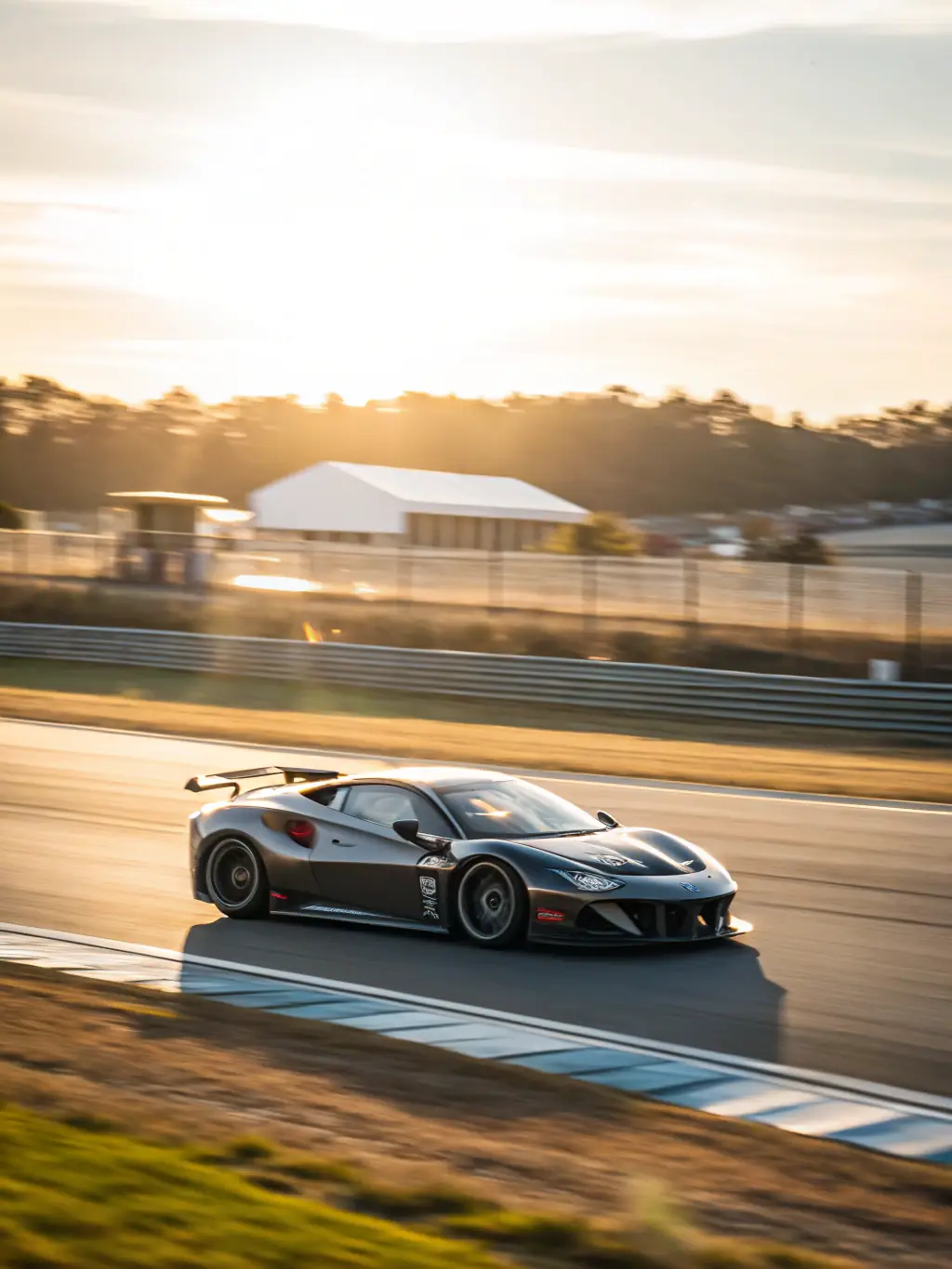 A Ford Mustang accelerating on a track, demonstrating the enhanced throttle response and acceleration capabilities after installing a sport performance chip from mod4cars.pl.